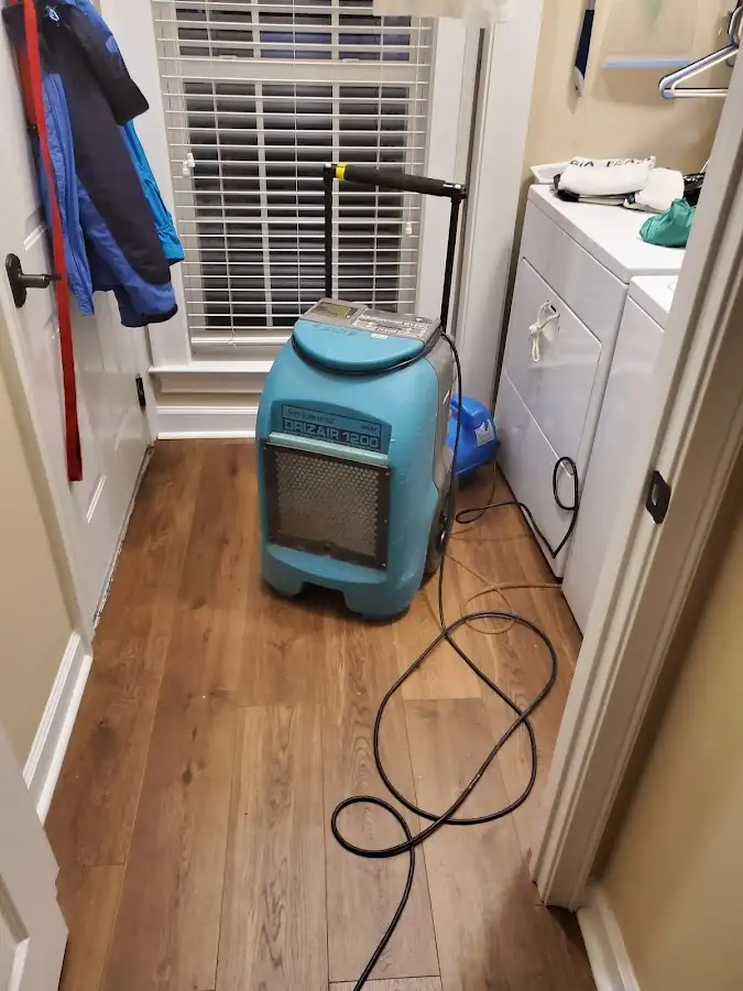 Commercial dehumidifier deployed for Crawl Space Restoration in Brooklyn