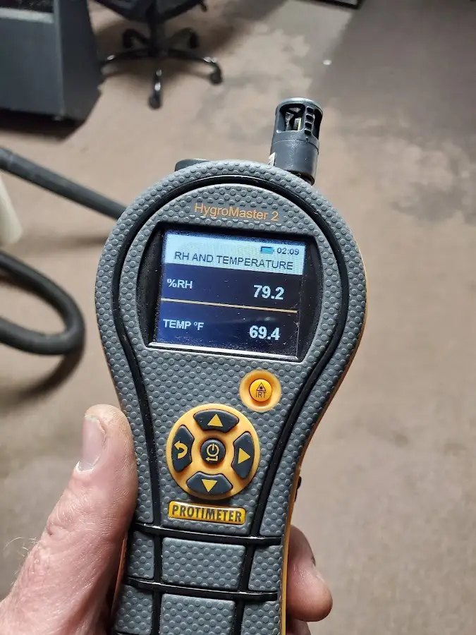 Moisture meter humidity assessment for Fire & Smoke Damage Restoration in Brooklyn